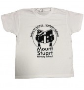 Mount Stuart Primary School PE T-Shirt WHITE 